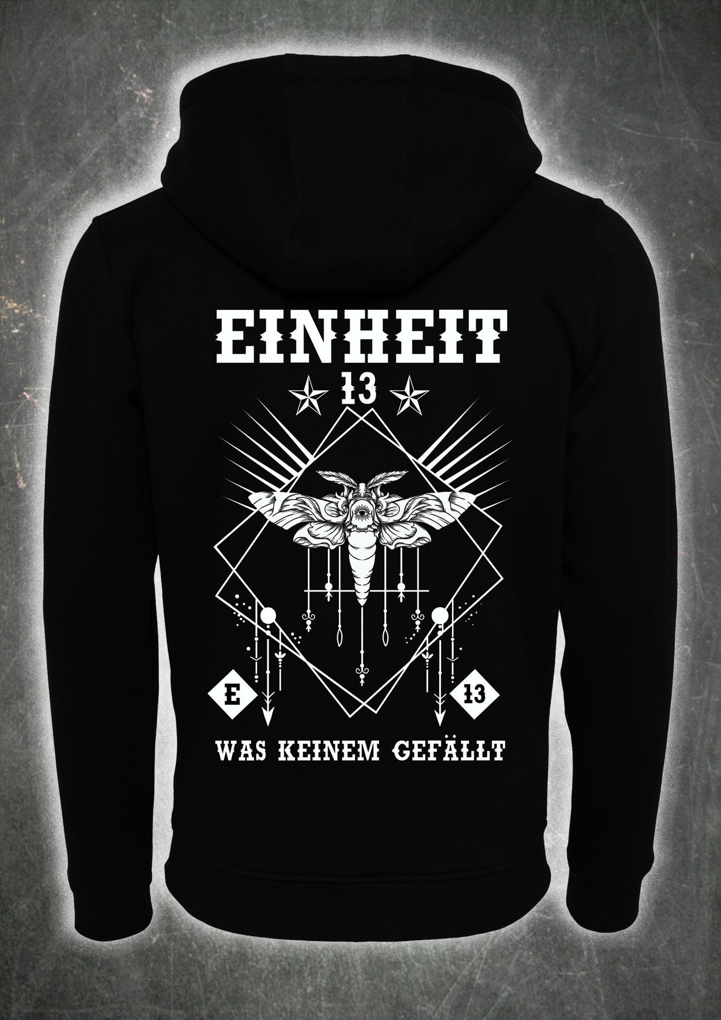 Unisex Zipper’Einheit 13’’ - zipper kapuzenpullover kapuzenjacke Einheit 13 rockmusik merchandise deutschrock