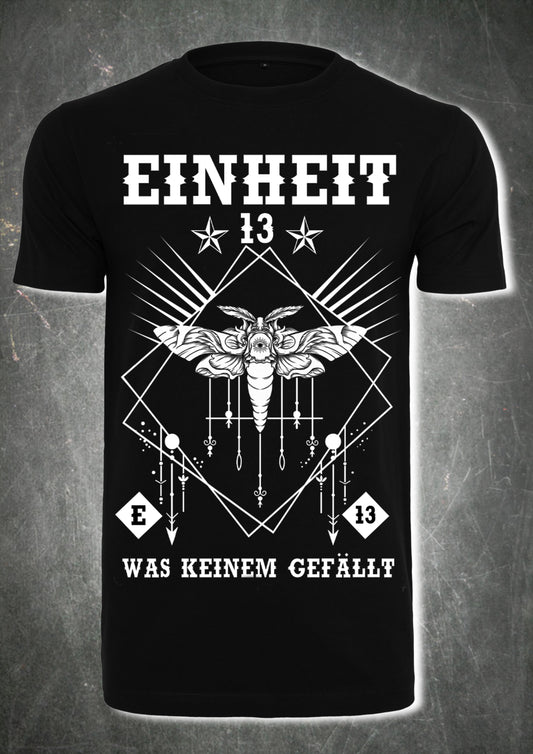 unisex shirt was keinem gefällt einheit 13 rock rockmusic merchandise tshirt siebdruck

