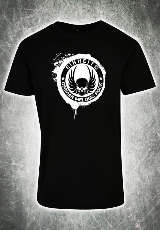 unisex shirt was keinem gefällt einheit 13 rock rockmusic merchandise tshirt siebdruck
