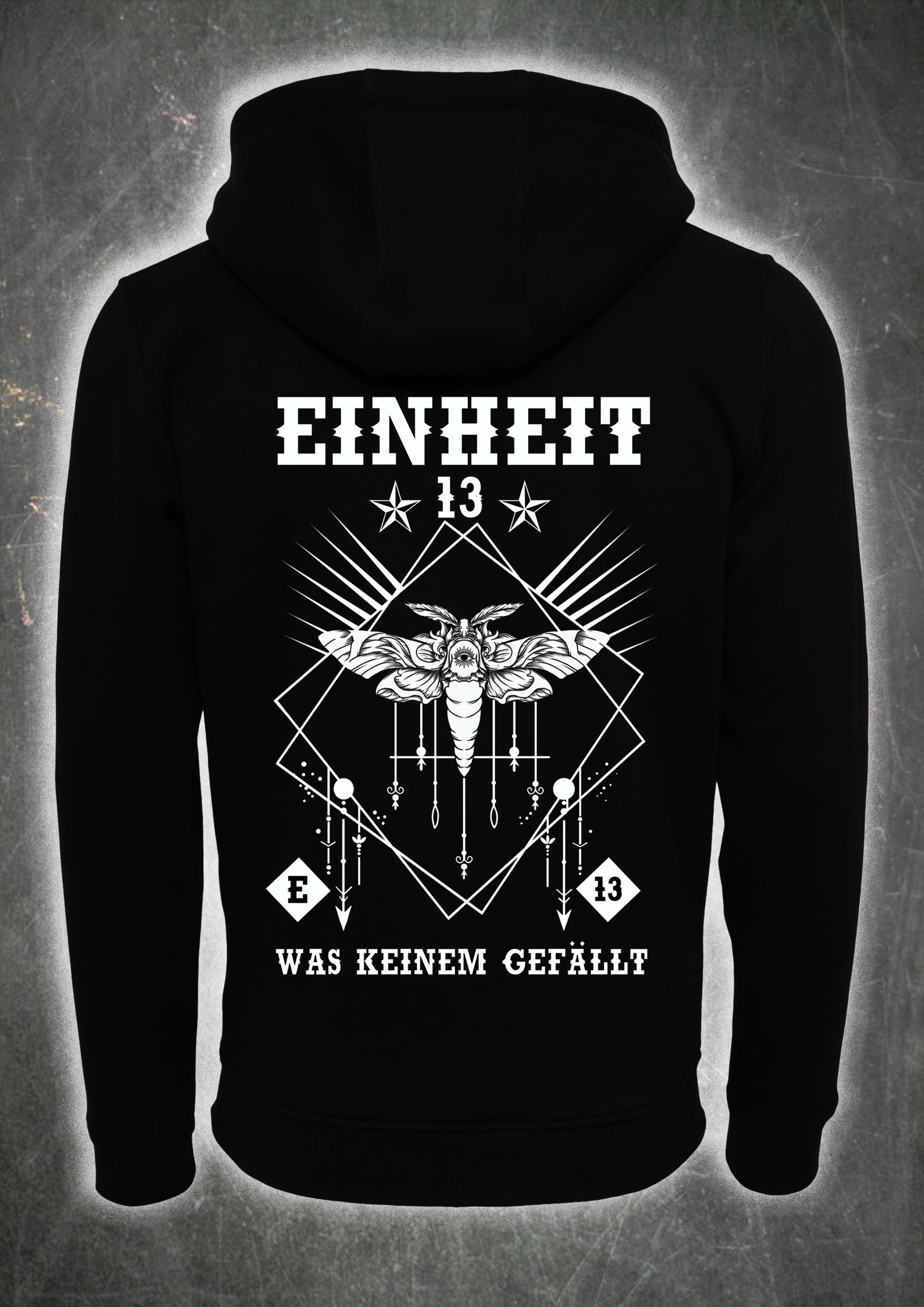 Unisex Zipper’Einheit 13’’ - zipper kapuzenpullover kapuzenjacke Einheit 13 rockmusik merchandise deutschrock 
